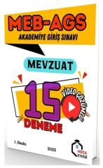 Hoca Etkisi MEB-AGS Mevzuat 15 Deneme Çözümlü - Recep Özceylan Hoca Etkisi Yayınları
