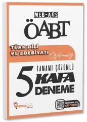 Hoca Kafası ÖABT MEB-AGS Türk Dili ve Edebiyatı Öğretmenliği 5 Kafa Deneme Çözümlü Hoca Kafası Yayınları - İADESİZ