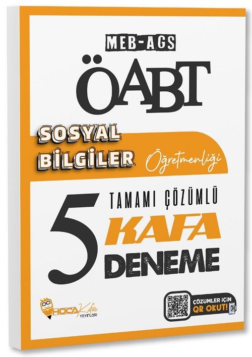 Hoca Kafası ÖABT MEB-AGS Sosyal Bilgiler Öğretmenliği 5 Kafa Deneme Çözümlü Hoca Kafası Yayınları - İADESİZ