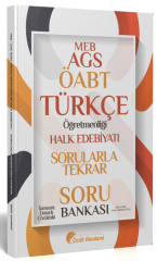 Özdil Akademi ÖABT MEB-AGS Türkçe Halk Edebiyatı Sorularla Tekrar Soru Bankası Çözümlü - Yekta Özdil Özdil Akademi Yayınları - İADESİZ