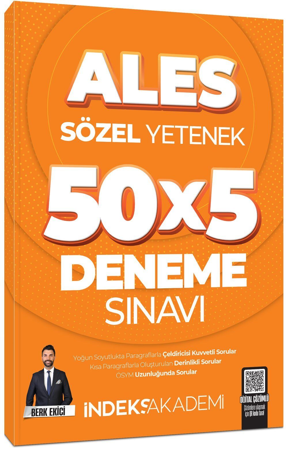 İndeks Akademi ALES Sözel Yetenek 5 Deneme Sınavı Çözümlü - Berk Ekici İndeks Akademi Yayıncılık