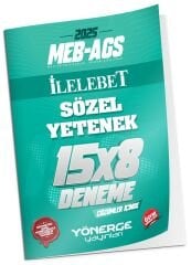 Yönerge 2025 MEB-AGS Sözel Yetenek İLELEBET 15x8 Deneme Çözümlü Yönerge Yayınları