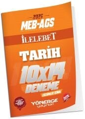 Yönerge 2025 MEB-AGS Tarih İLELEBET 10x14 Deneme Çözümlü Yönerge Yayınları