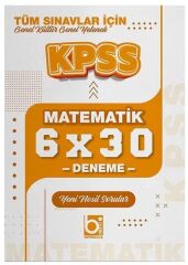 Bigelio KPSS Matematik 6x30 Deneme Bigelio Yayıncılık