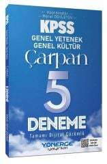 Yönerge KPSS Genel Yetenek Genel Kültür Çarpan 5 Deneme Çözümlü Yönerge Yayınları