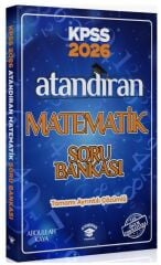 Atandıran 2026 KPSS Matematik Soru Bankası Çözümlü - Abdullah Kaya Atandıran Yayıncılık