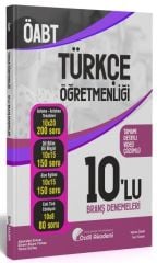 Özdil Akademi ÖABT Türkçe Öğretmenliği 10 Deneme Çözümlü - Yekta Özdil Özdil Akademi - İADESİZ