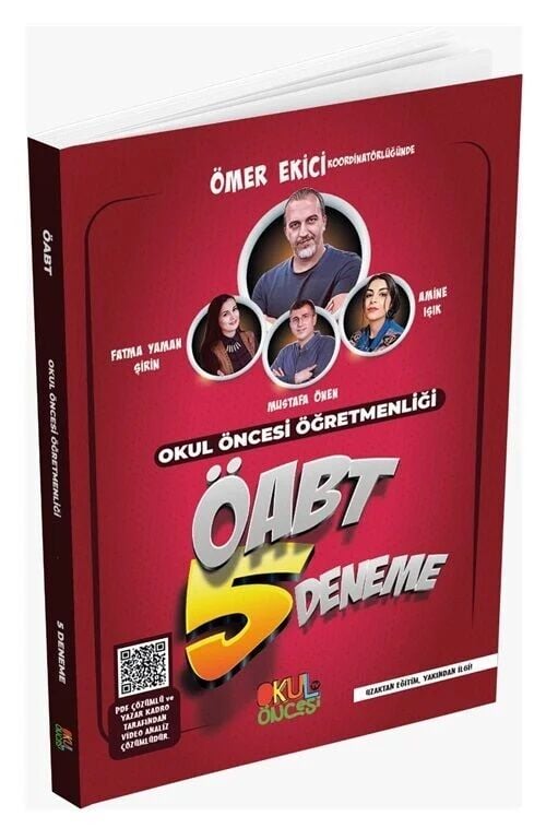 Okul Öncesi TV ÖABT MEB-AGS Okul Öncesi 5 Deneme Çözümlü - Ömer Ekici Okul Öncesi TV - İADESİZ