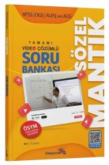 Türkçecim TV KPSS DGS ALES MEB-AGS Sözel Mantık Soru Bankası Çözümlü - Ali Özbek Türkçecim TV Yayınları