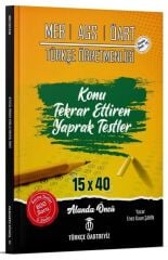 Türkçe ÖABTDEYİZ ÖABT MEB-AGS Türkçe Öğretmenliği Yaprak Testler - Enes Kaan Şahin Türkçe ÖABTDEYİZ - İADESİZ