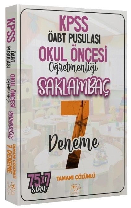 CBA Yayınları ÖABT Pusulası Okul Öncesi Öğretmenliği Saklambaç 7 Deneme Çözümlü CBA Yayınları - İADESİZ