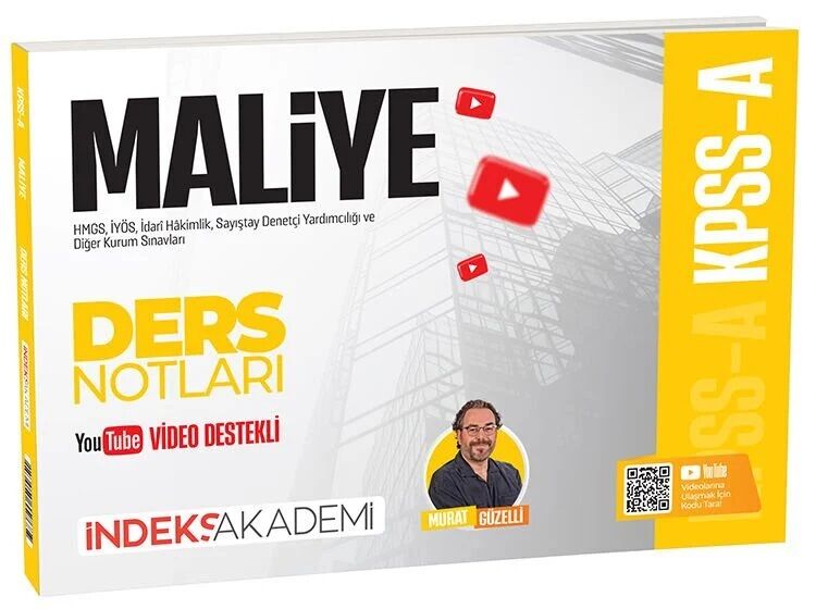 İndeks Akademi KPSS A Grubu Maliye Video Ders Notları - Murat Güzelli İndeks Akademi Yayıncılık