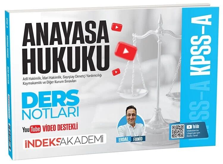 İndeks Akademi KPSS A Grubu Anayasa Hukuku Video Ders Notları - Erdal Fanid İndeks Akademi Yayıncılık