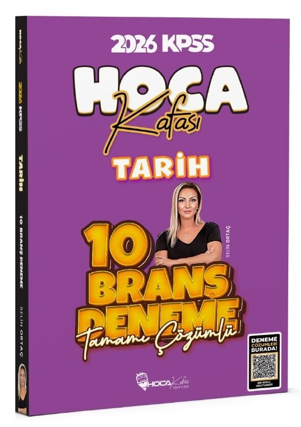Hoca Kafası 2026 KPSS Tarih 10 Deneme Çözümlü Hoca Kafası Yayınları