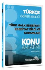 Türkçecim TV ÖABT Türkçe Öğretmenliği Türk Halk Edebiyatı Edebiyat Bilgi ve Kuramları Konu Anlatımı - Hidayet Aydın Türkçecim TV Yayınları - İADESİZ