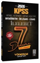 Yönerge 2026 KPSS Genel Yetenek Genel Kültür İlelebet 7 Deneme Çözümlü Yönerge Yayınları