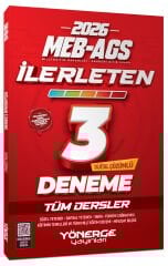 Yönerge 2026 MEB-AGS Tüm Dersler İlerleten 3 Deneme Çözümlü Yönerge Yayınları