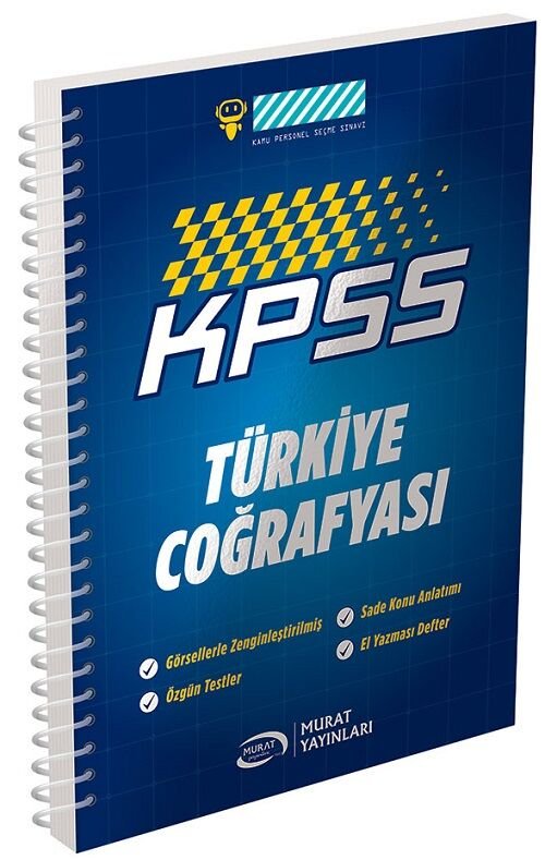 Murat KPSS Türkiye Coğrafyası Defteri Murat Yayınları