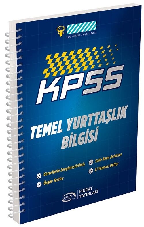 Murat KPSS Temel Yurttaşlık Bilgisi Vatandaşlık Defteri Murat Yayınları