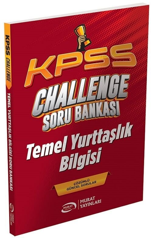 Murat KPSS Temel Yurttaşlık Bilgisi Vatandaşlık CHALLENGE Soru Bankası Çözümlü Murat Yayınları