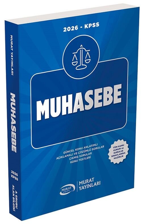 Murat 2026 KPSS A Grubu Muhasebe Konu Anlatımlı Murat Yayınları