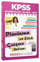 İndeks Akademi KPSS Planlama ve Etkili Çalışma Defteri - Zeynep Salman İçli İndeks Akademi Yayıncılık