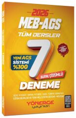 Yönerge 2026 MEB-AGS Tüm Dersler 7 Deneme Çözümlü Yönerge Yayınları