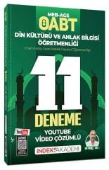 İndeks Akademi ÖABT MEB-AGS Din Kültürü ve Ahlak Bilgisi 11 Deneme YOUTUBE Video Çözümlü - Hanifi İnce İndeks Akademi Yayıncılık - İADESİZ