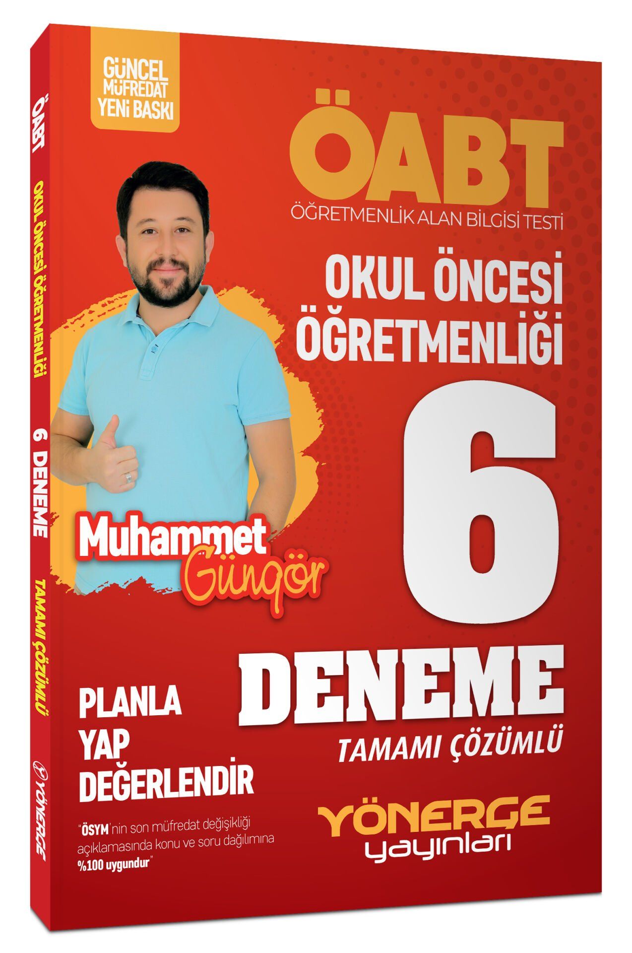Yönerge ÖABT Okul Öncesi Öğretmenliği Planla-Yap-Değerlendir 6 Deneme Çözümlü - Muhammet Güngör Yönerge Yayınları - İADESİZ