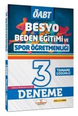 Yönerge ÖABT Beden Eğitimi ve Spor Öğretmenliği BESYO 3 Deneme Çözümlü - Vedat Altan Yönerge Yayınları - İADESİZ