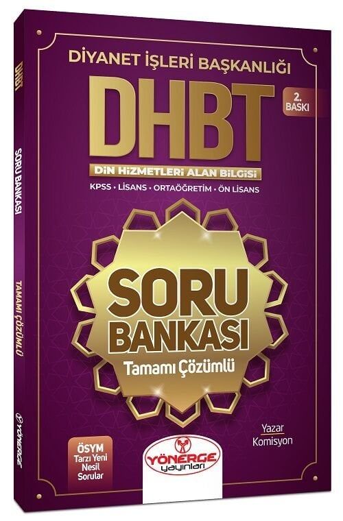 Yönerge DHBT Soru Bankası Çözümlü Yönerge Yayınları - İADESİZ