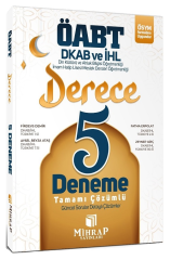 Mihrap ÖABT Din Kültürü ve Ahlak Bilgisi Derece 5 Deneme Çözümlü Mihrap Yayınları - İADESİZ