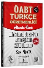 Türkçe ÖABTDEYİZ ÖABT Türkçe Dört Temel Beceri ve Alan Eğitimi 20 Deneme Dijital Çözümlü - Enes Kaan Şahin Türkçe ÖABTDEYİZ - İADESİZ