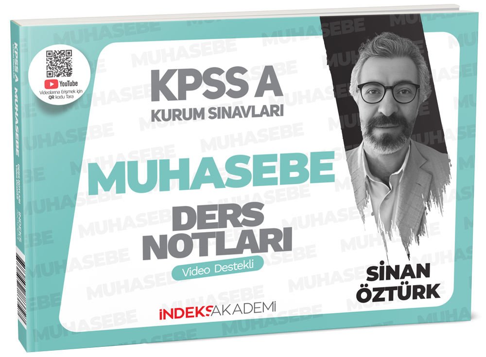 İndeks Akademi KPSS A Grubu Muhasebe Video Ders Notları - Sinan Öztürk İndeks Akademi Yayıncılık