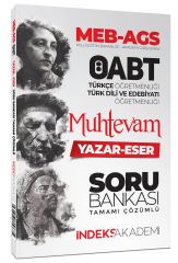 İndeks Akademi ÖABT MEB-AGS Türkçe-Türk Dili Edebiyatı Muhtevam Yazar Eser Soru Bankası Çözümlü İndeks Akademi Yayıncılık - İADESİZ